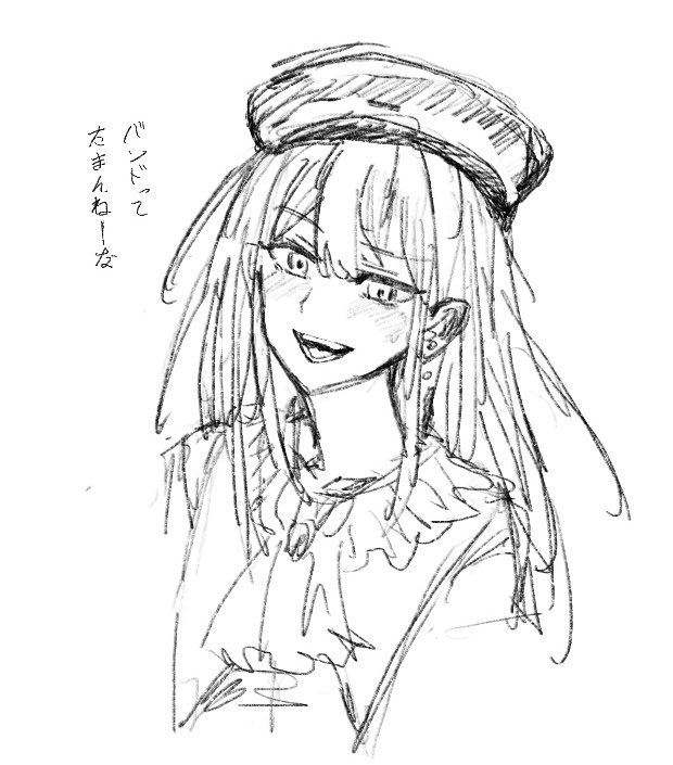 wakaba mutsumi and mortis (bang dream! and 1 more) drawn by taro_(mkm22111)