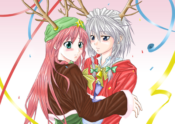 izayoi sakuya and hong meiling (touhou) drawn by asou_shin