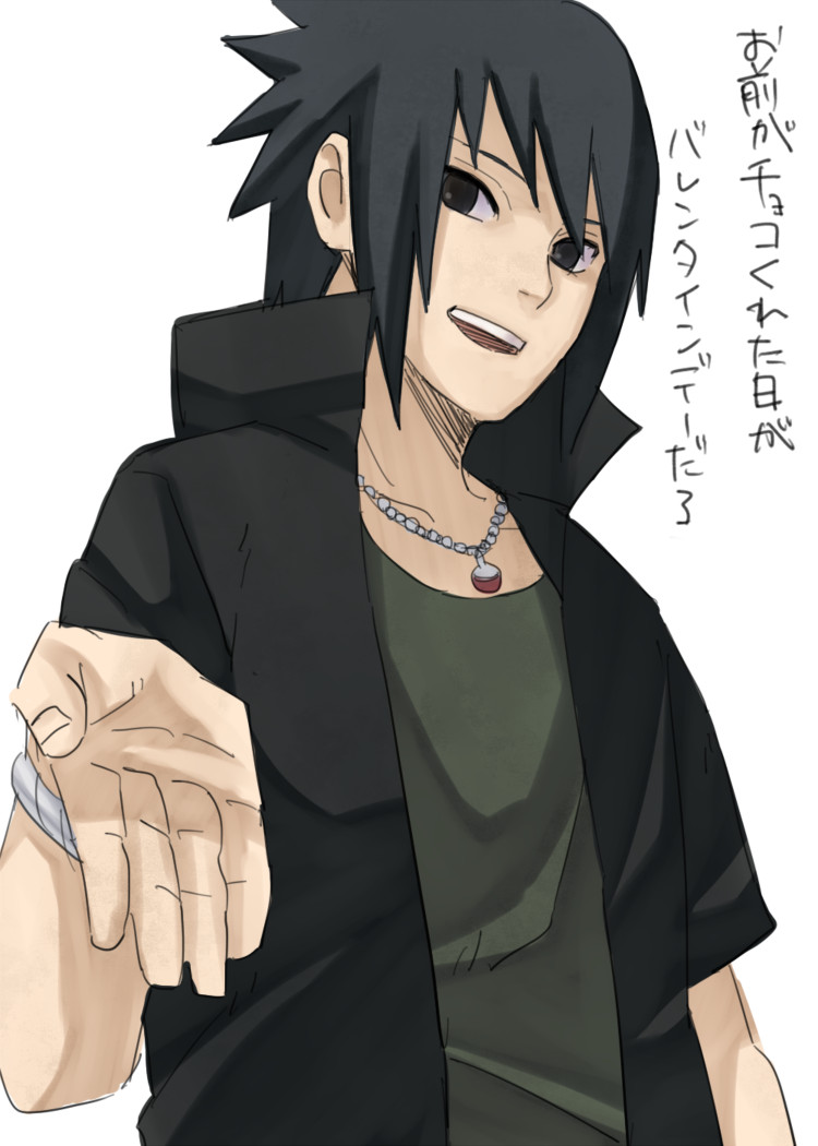 uchiha sasuke (naruto and 2 more) drawn by kamosuke