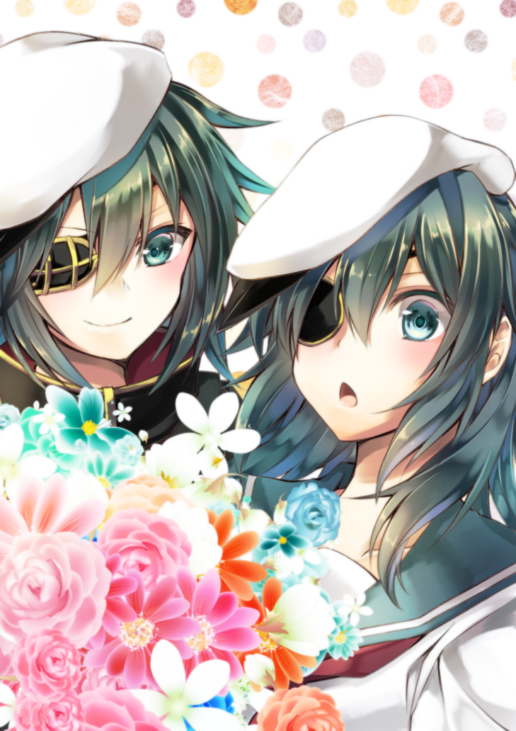 kiso and kiso kai ni (kantai collection) drawn by yuihira_asu