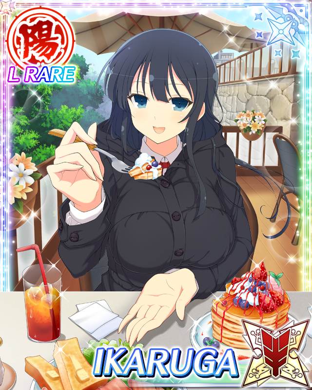 ikaruga (senran kagura and 1 more) drawn by yaegashi_nan