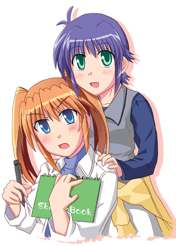subaru nakajima and teana lanster (lyrical nanoha and 1 more) drawn by ooki_kino