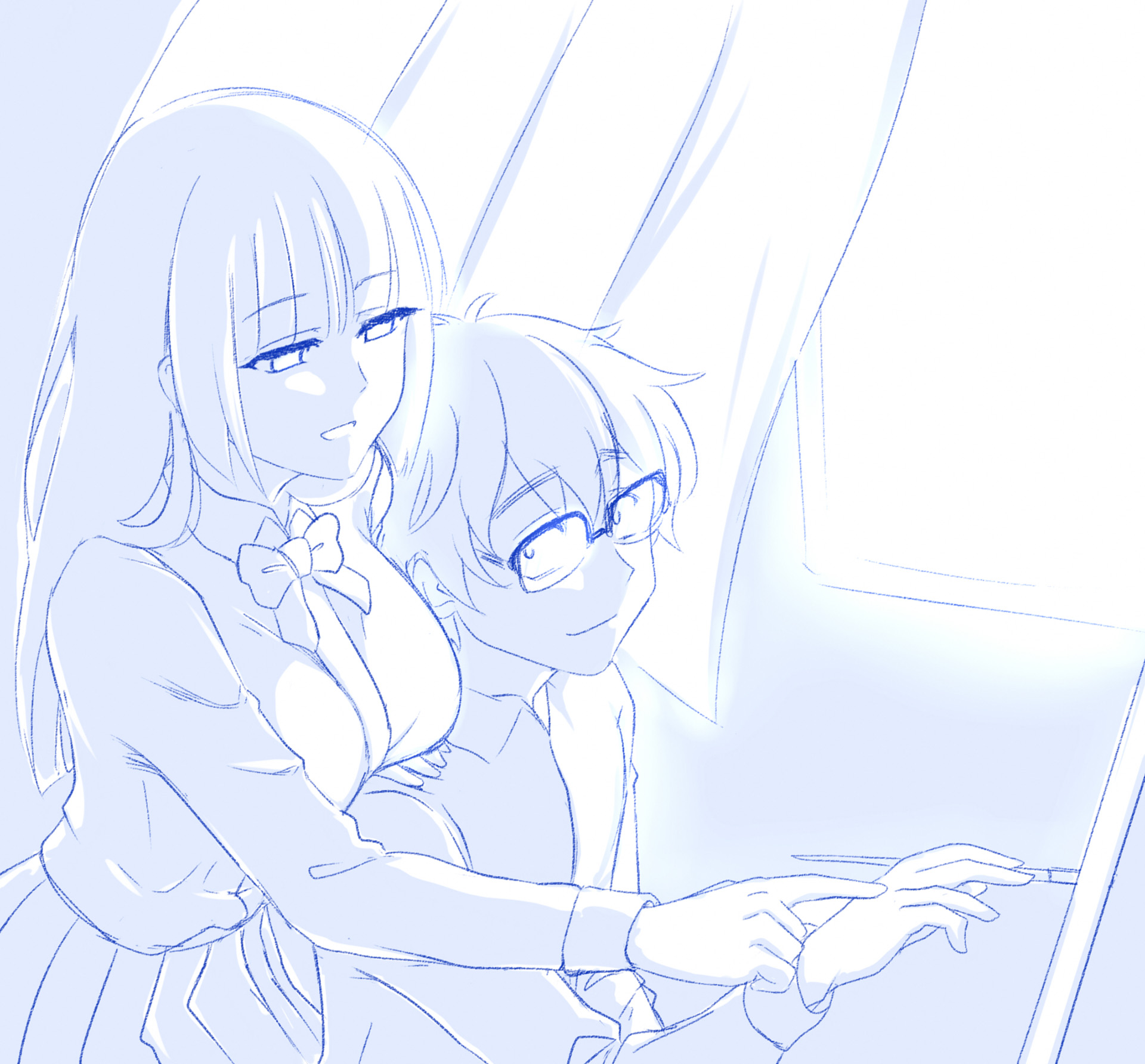 Hachiouji Naoto And Sunomiya Sana Ijiranaide Nagatoro San Drawn By 