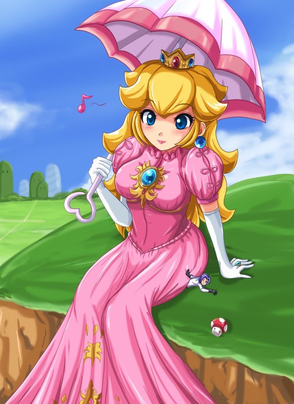 princess peach and james (pokemon and 1 more) drawn by sigurd_hosenfeld