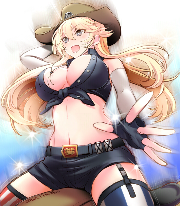 iowa (kantai collection) drawn by primary_stage
