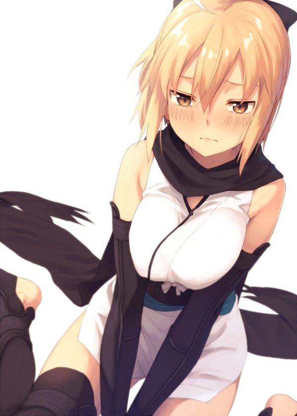 okita souji (fate and 1 more) drawn by kinta_(distortion)