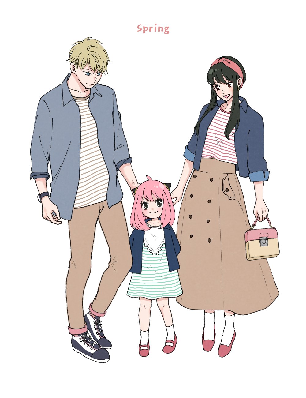 yor briar, anya, and twilight (spy x family) drawn by datsuko_( 