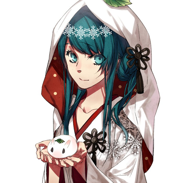 hatsune miku and yuki miku (vocaloid) drawn by witchonly