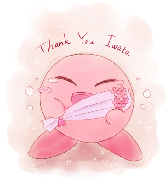 kirby and iwata satoru (kirby) drawn by kotomuku