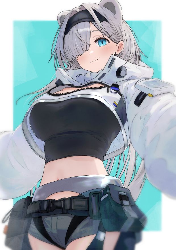 aurora (arknights) drawn by sora_mame_(princess_0sora)