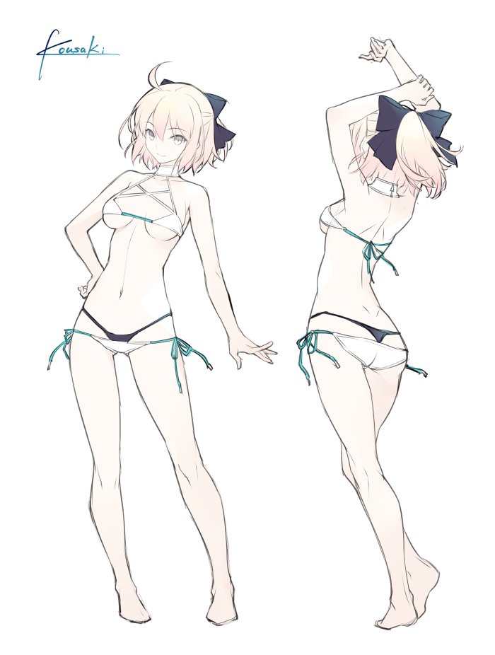 okita souji (fate and 1 more) drawn by kousaki_rui