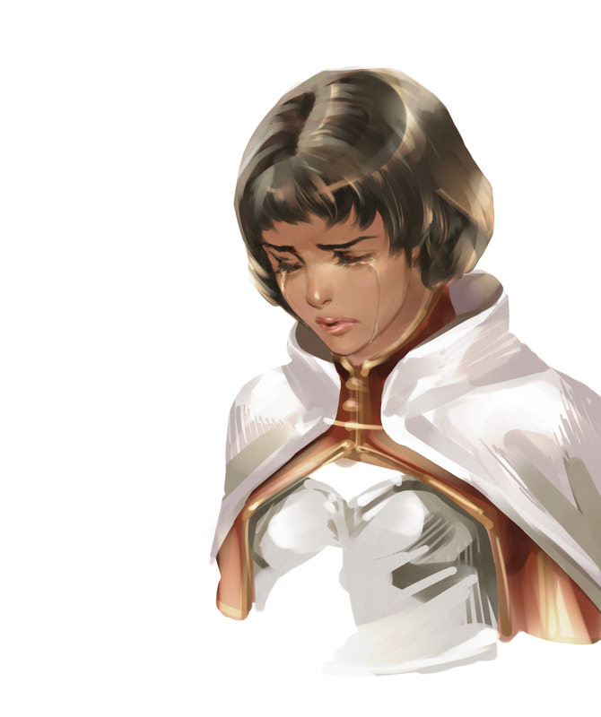 mercedes marten (dragon's dogma) drawn by eriya-j