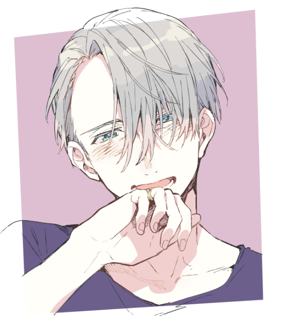 viktor nikiforov (yuri!!! on ice) drawn by kuroemon