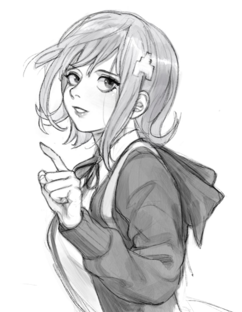 nanami chiaki (danganronpa and 2 more) drawn by rei_(tdn_ng)