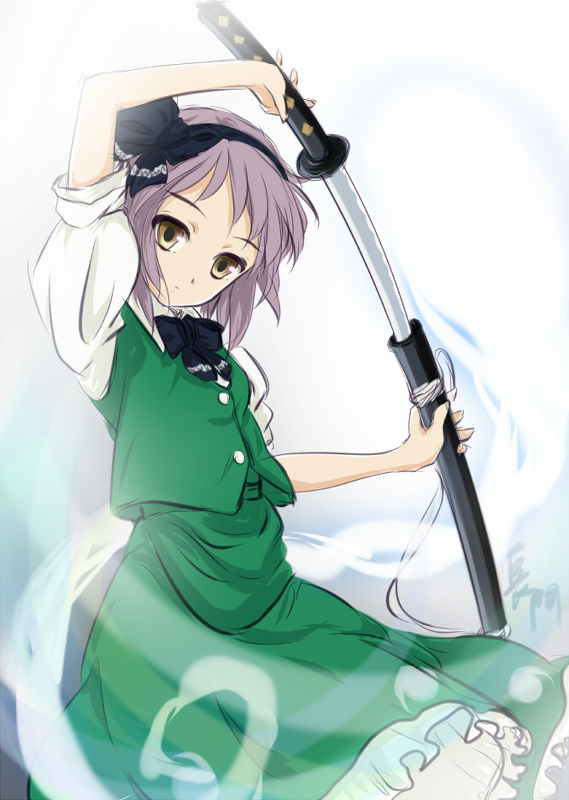 konpaku youmu and nagato yuki (touhou and 1 more) drawn by rokujou_jun
