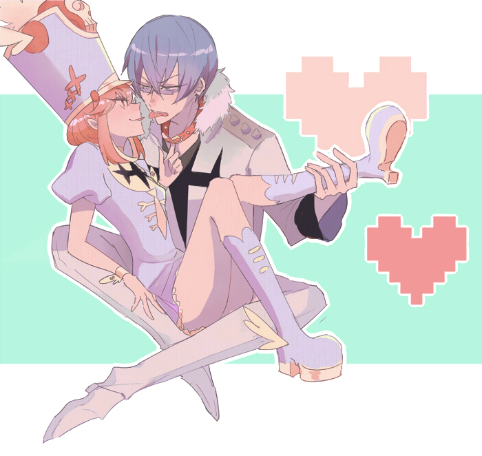 jakuzure nonon and inumuta houka (kill la kill) drawn by uki001