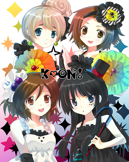 akiyama mio, hirasawa yui, tainaka ritsu, and kotobuki tsumugi (k-on!) drawn by hayama_eishi