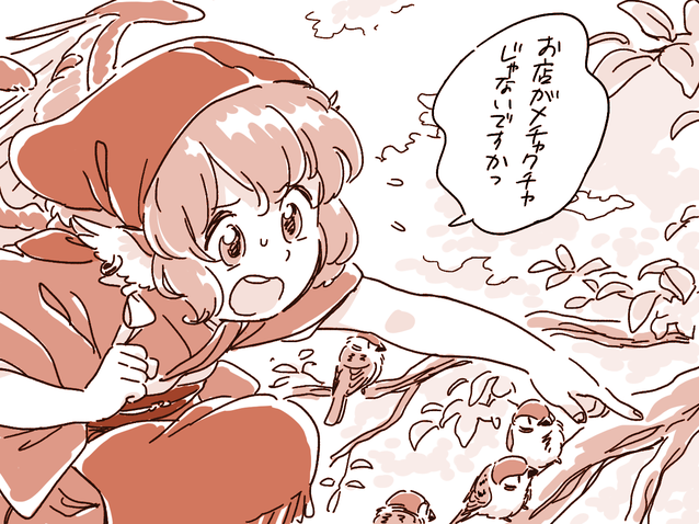 mystia lorelei and okamisty (touhou and 1 more) drawn by mitsumoto_jouji