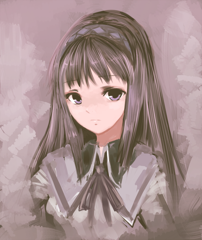 akemi homura (mahou shoujo madoka magica) drawn by hal360