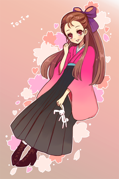 minase iori and usa-chan (idolmaster and 1 more) drawn by pinkmm