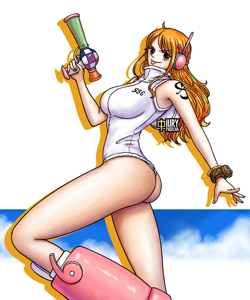 nami (one piece) drawn by iury_padilha