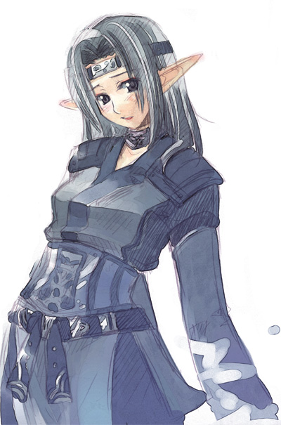adventurer and ninja (final fantasy and 1 more) drawn by naruse_chisato