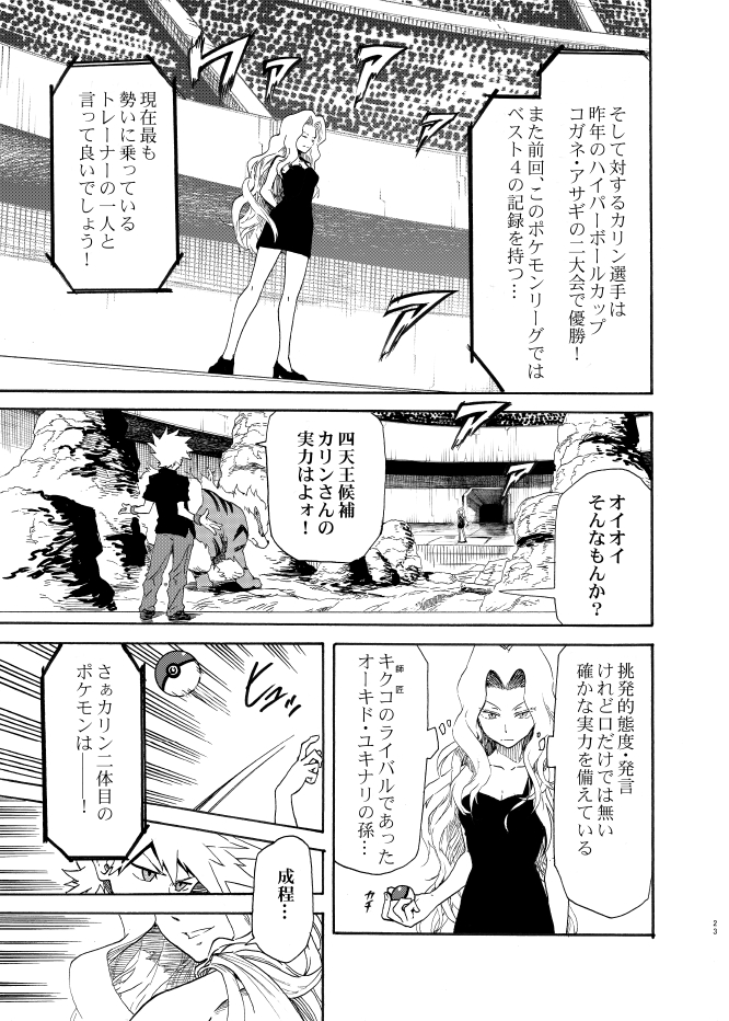 blue oak, arcanine, and karen (pokemon and 2 more) drawn by seijun