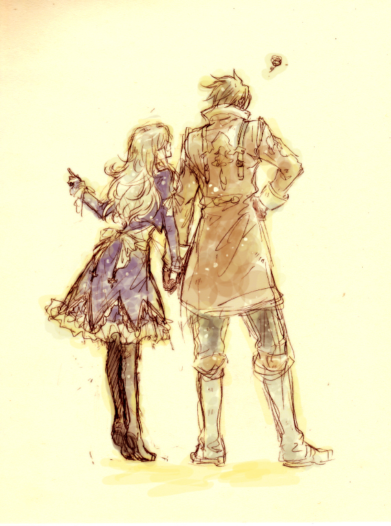 alvin and elize lutus (tales of and 1 more) drawn by tooru_(ornis)