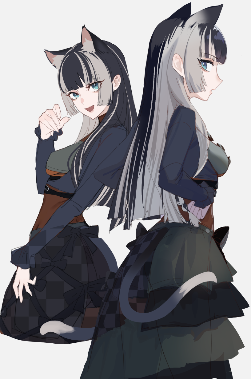juufuutei raden (hololive and 1 more) drawn by murechika
