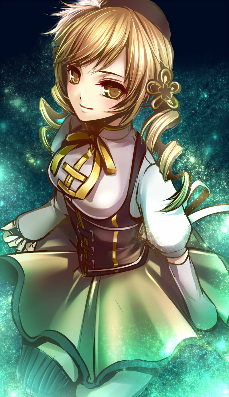 tomoe mami (mahou shoujo madoka magica) drawn by ouka_mai