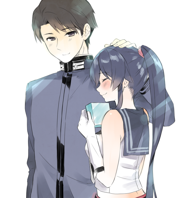 admiral and yahagi (kantai collection) drawn by ichinomiya_(blantte)