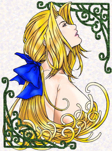 helena douglas (dead or alive) drawn by hybrid_cat