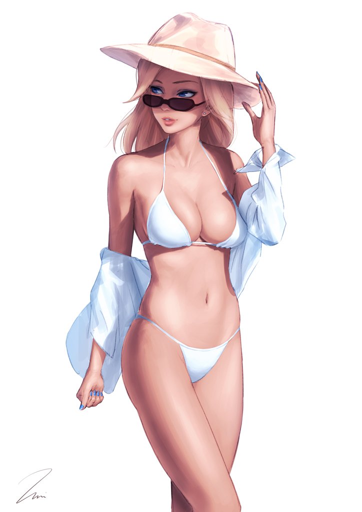 mercy (overwatch and 1 more) drawn by umigraphics