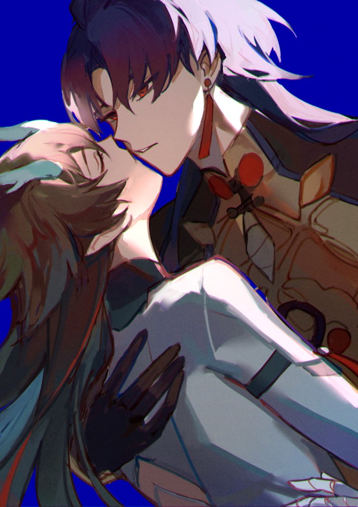 dan heng and blade (honkai and 1 more) drawn by muya_(77muya)