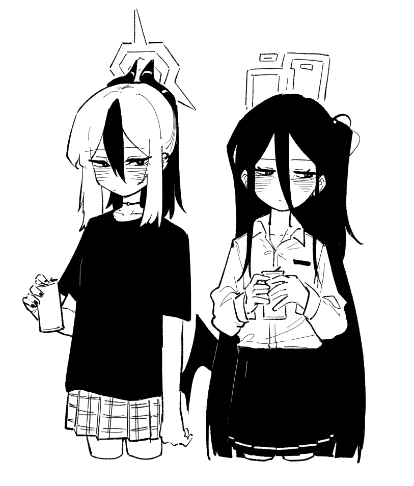 kayoko and kei (blue archive) drawn by asahina_yoshitoshi