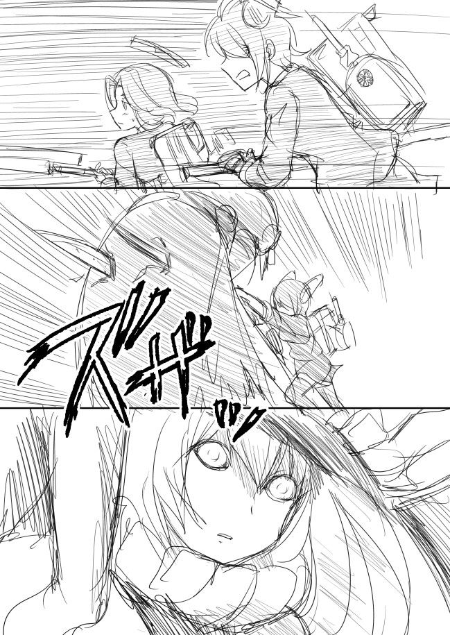 tenryuu, tatsuta, and wo-class aircraft carrier (kantai collection) drawn by shimazaki_mujirushi