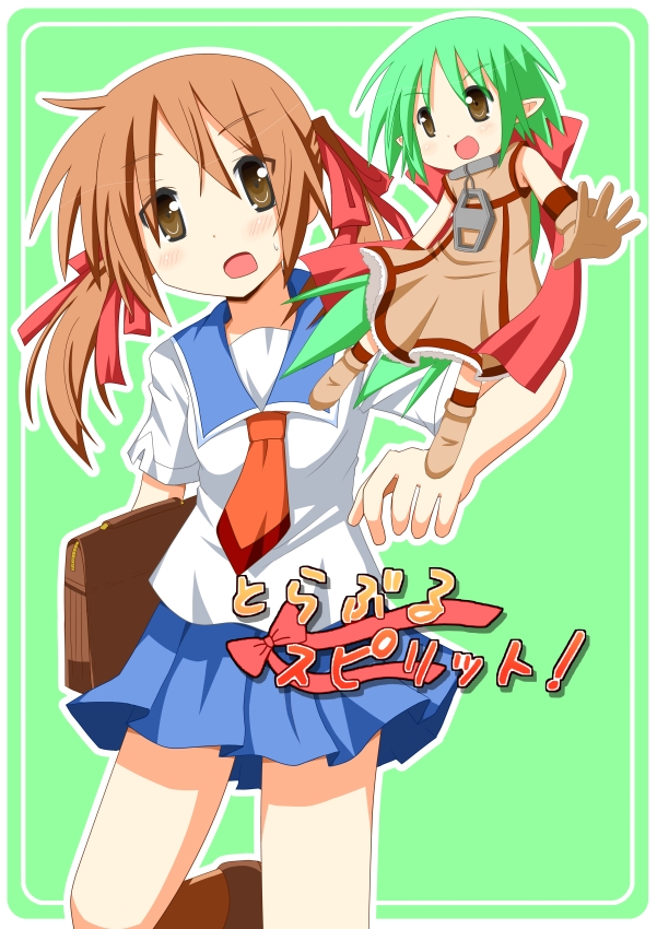 sawatari riko and kori (original) drawn by minami_(colorful_palette)
