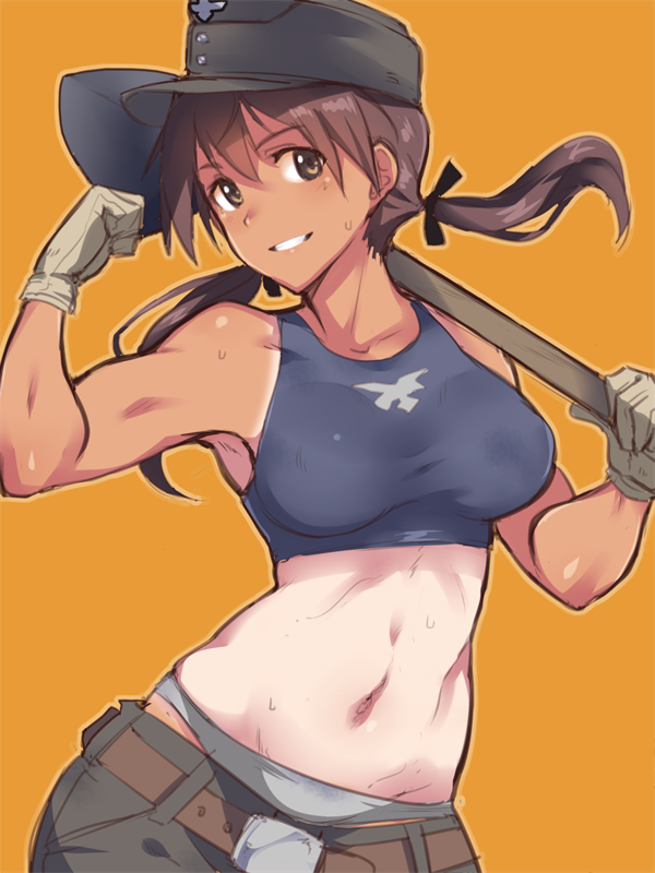 gertrud barkhorn (world witches series and 1 more) drawn by em_(totsuzen_no_hakike)