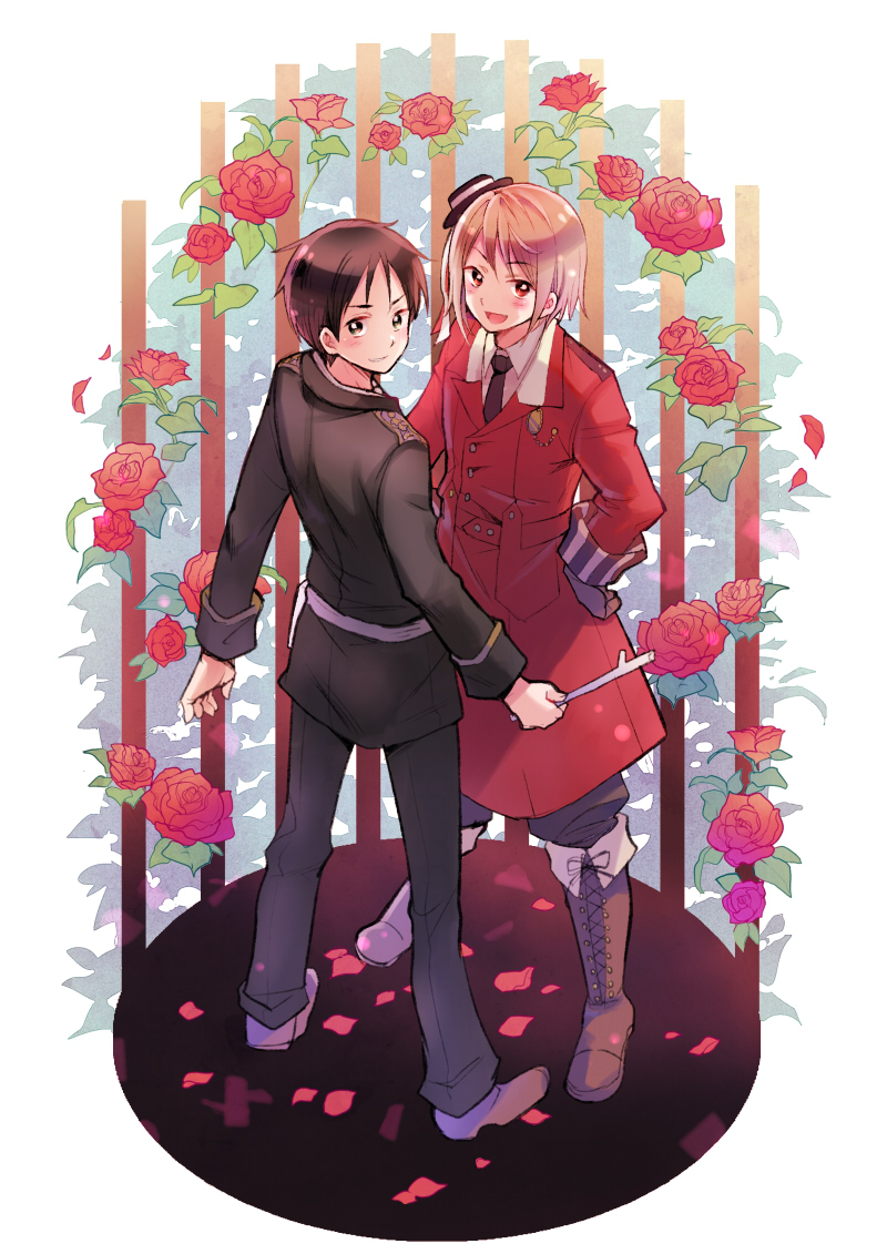 romania and bulgaria (axis powers hetalia) drawn by hirounp
