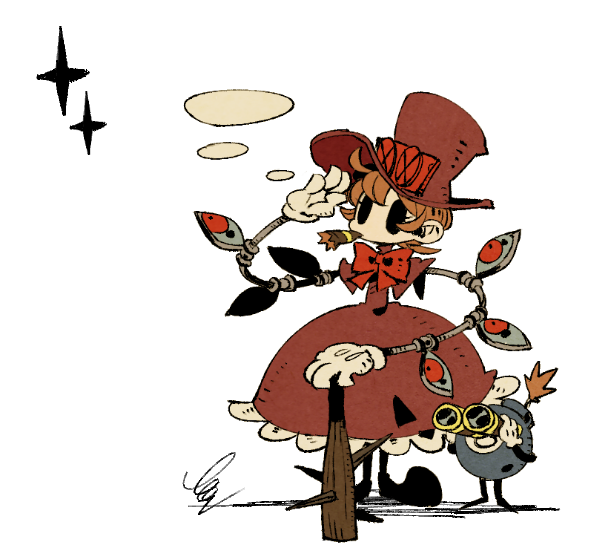 peacock and george the bomb (skullgirls) drawn by yamada9000