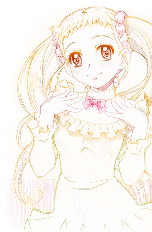 kasugano urara (precure and 1 more) drawn by sameha_ikuya
