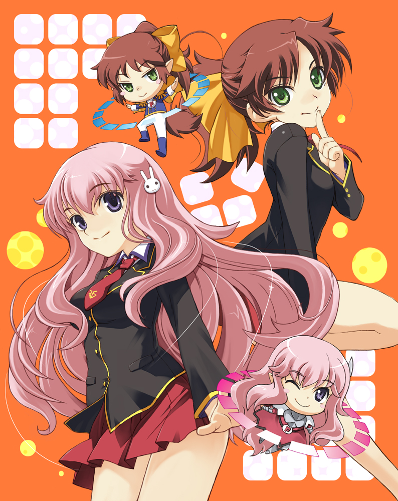 himeji mizuki and shimada minami (baka to test to shoukanjuu) drawn by hirokiku