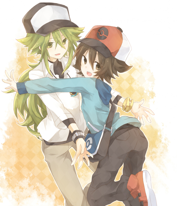 hilbert and n (pokemon and 1 more) drawn by yuzura_(tsukiyuri)