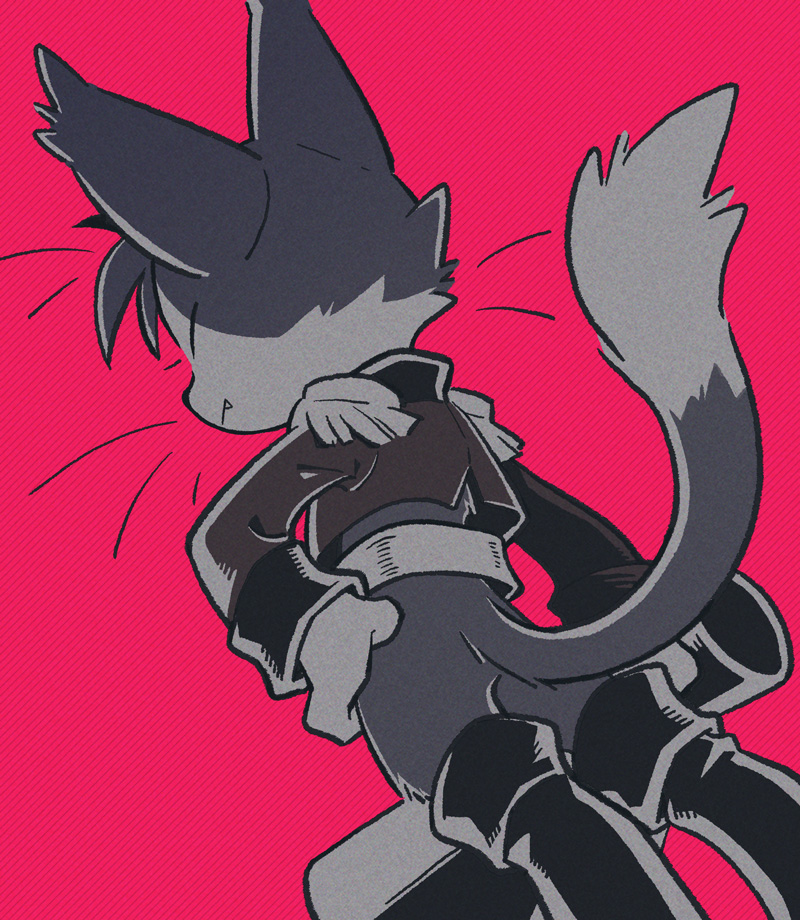 cait sith (final fantasy and 2 more) drawn by coffinsmokes