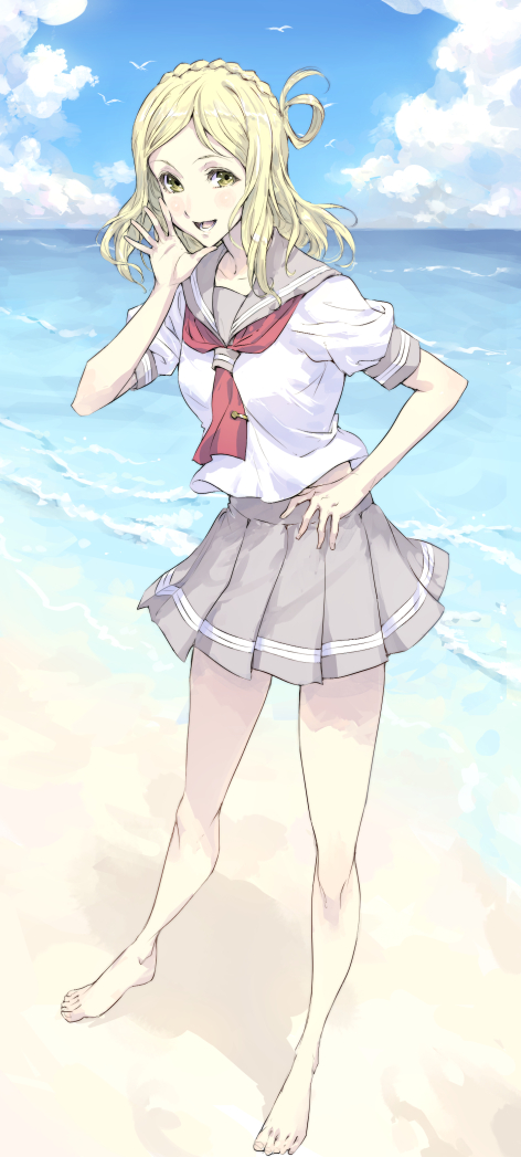 ohara mari (love live! and 1 more) drawn by chilhoo88