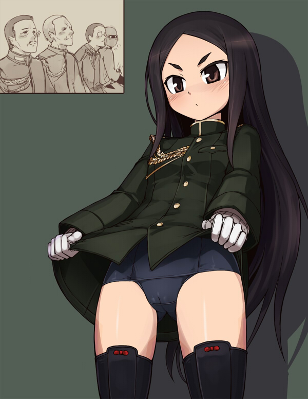 sasuke and fusou empire princess (world witches series and 2 more) drawn by null_(nyanpyoun)