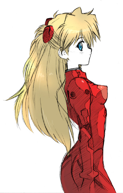 souryuu asuka langley (neon genesis evangelion) drawn by kikumaru_bunta