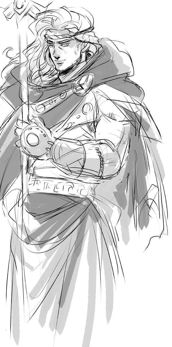achilles (hades and 1 more) drawn by ing0123