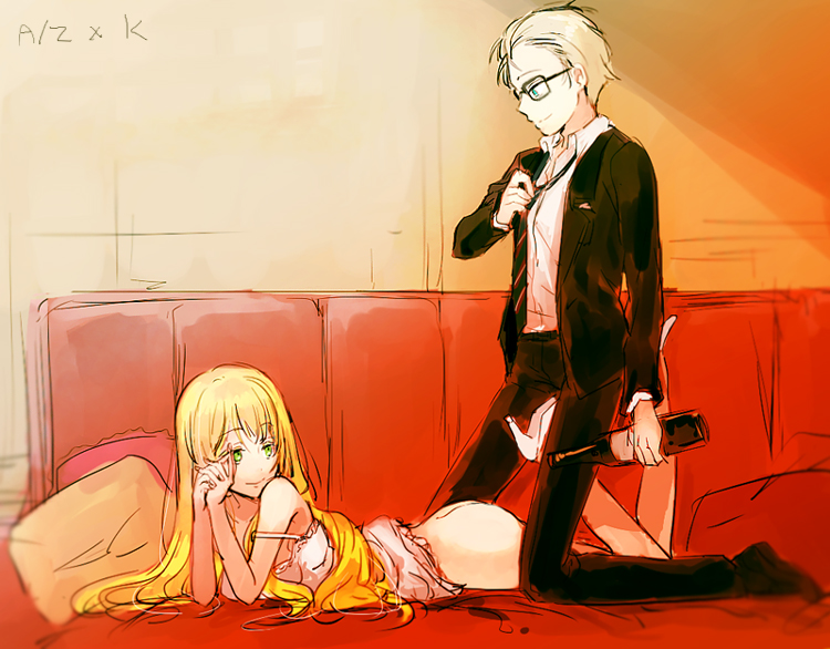 slaine troyard and asseylum vers allusia (aldnoah.zero and 1 more) drawn by kl_(dgzonbi)