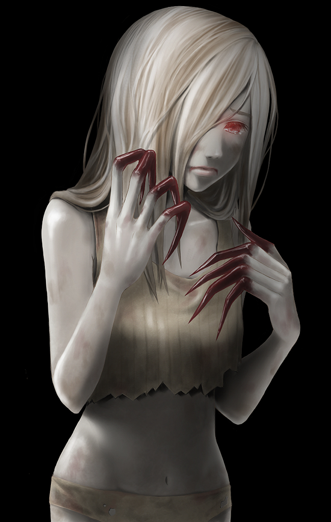 witch (left 4 dead and 1 more) drawn by mameneko